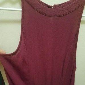 Mossimo Small Burgundy Romper